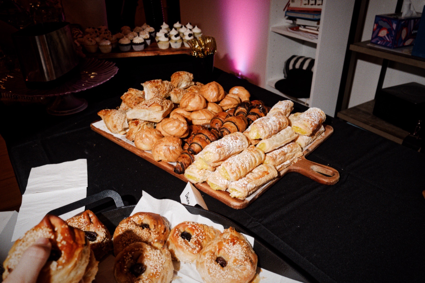 Pastries prepared for the Female Founded launch